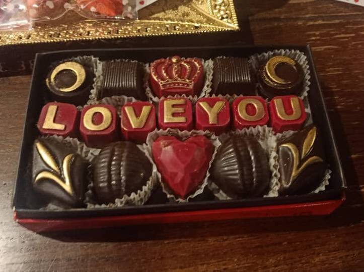بوكس شوكولا I love u