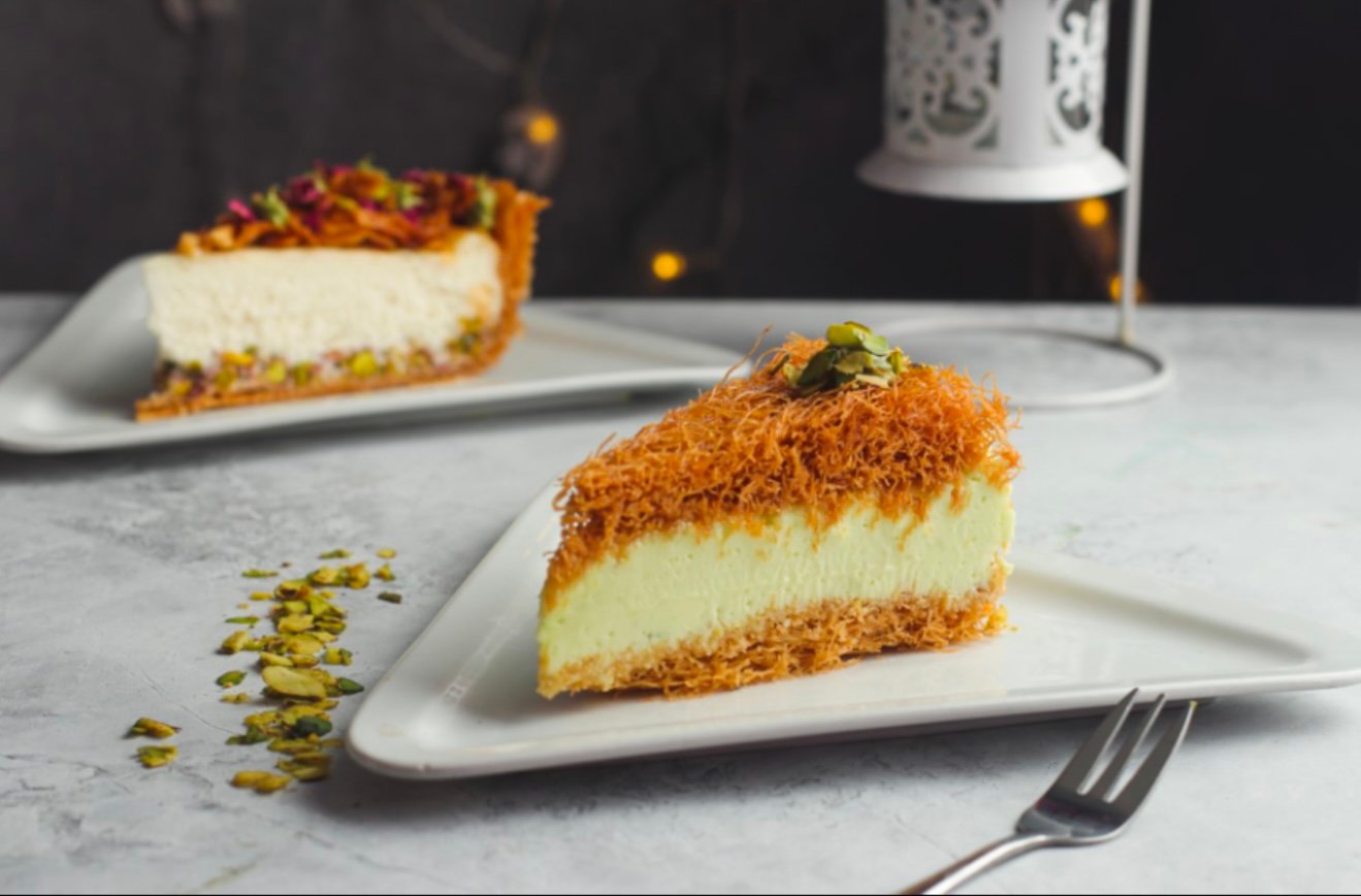 كنافة تشيز كيك