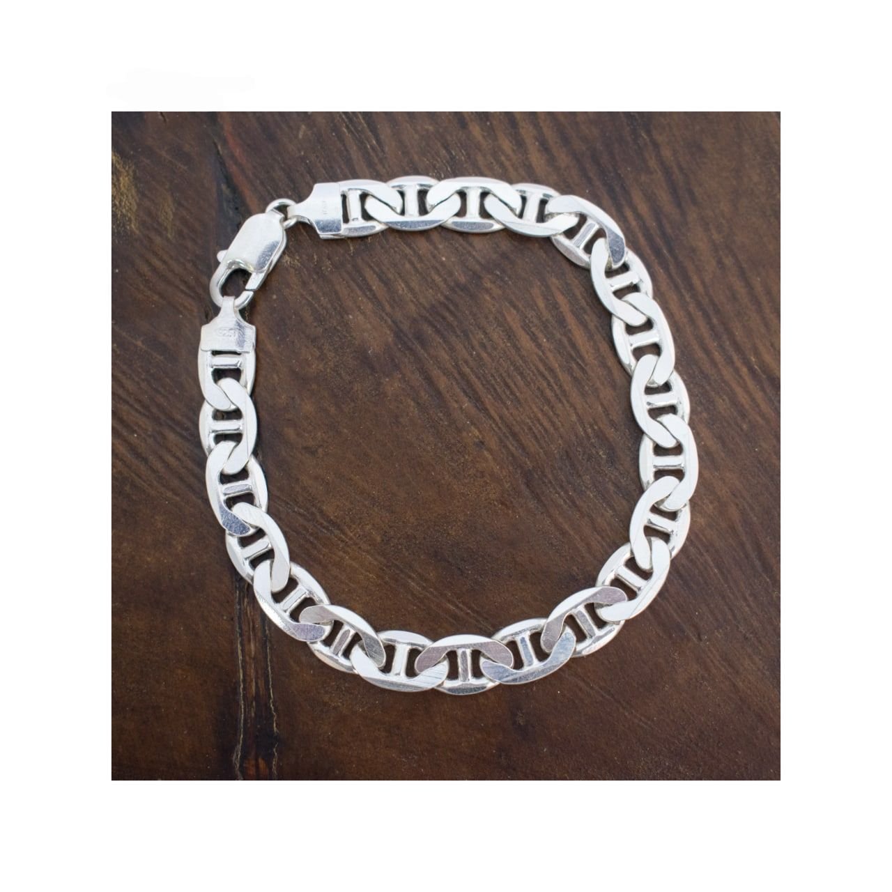 بلاك فضة رجالي عريض