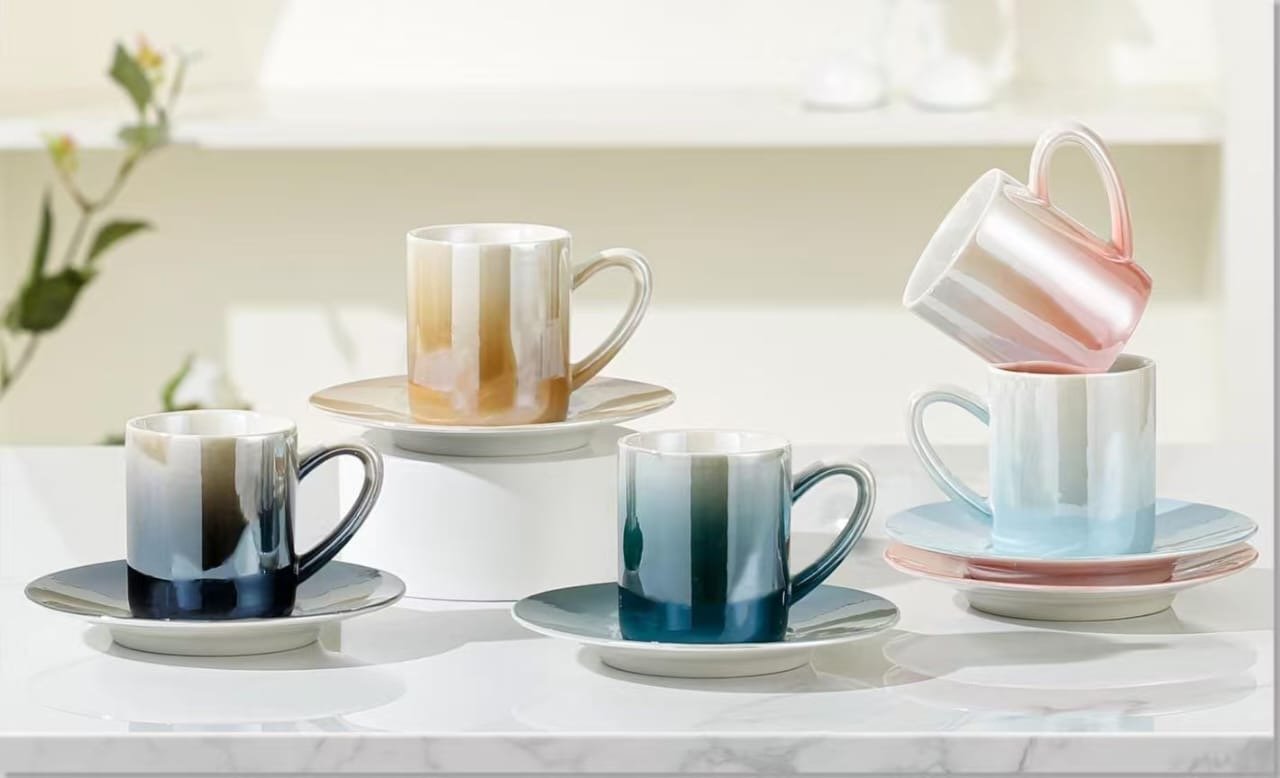 طقم قهوة 6 قطع موديل 4