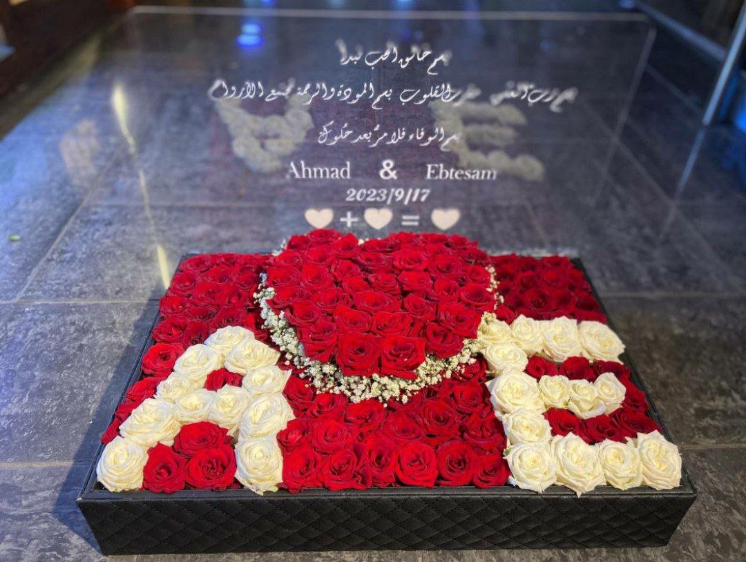 تنسيقة ورد و بلكسي خطبة 2