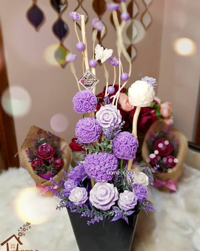 تنسيقة حوض صابون هاند ميد