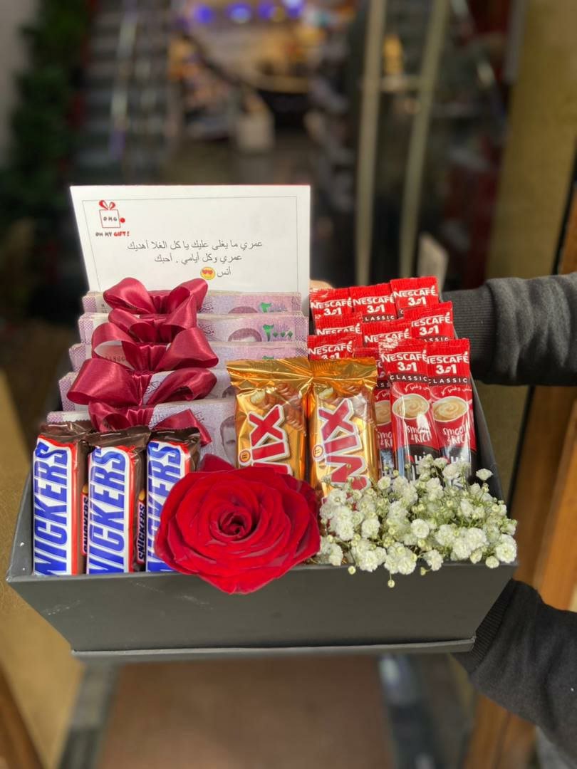 بوكس شوكولا و مصاري 1 مع 100$ (دمشق-محافظات)