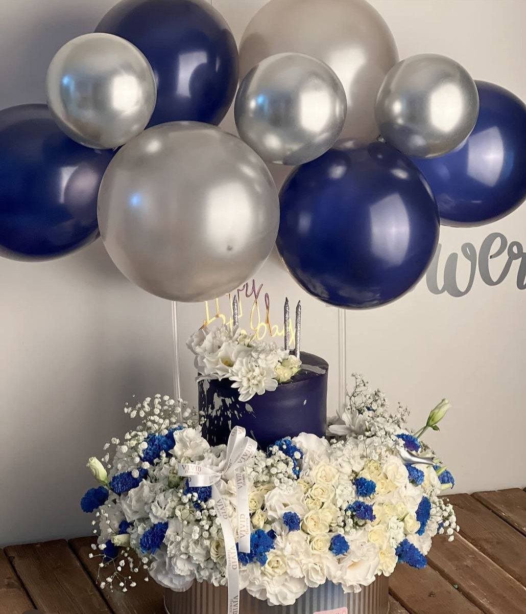 تنسيقة ورد كيك بوالين 3