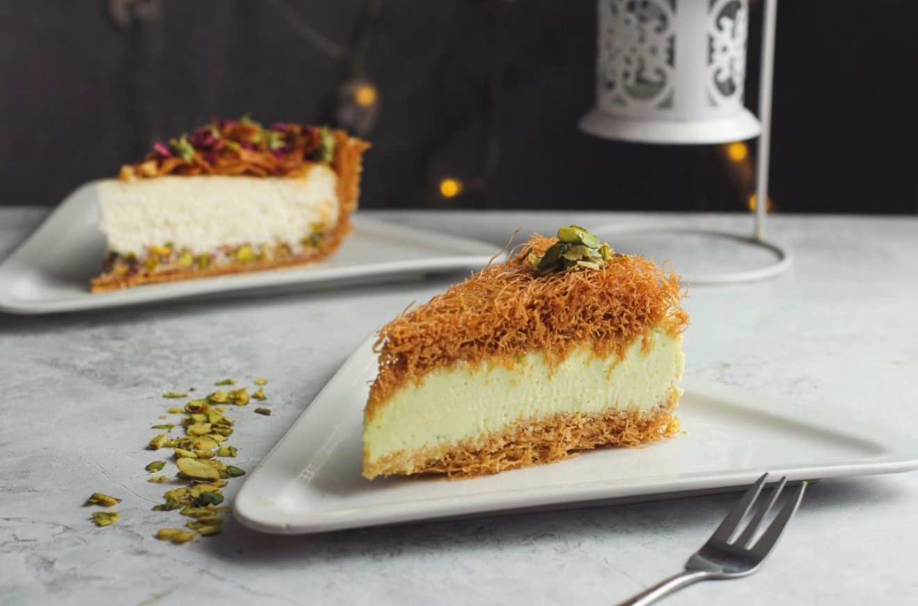 كنافة تشيز كيك