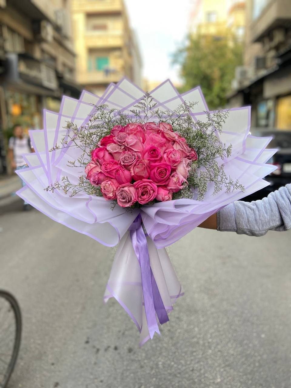 باقة جوري زهر