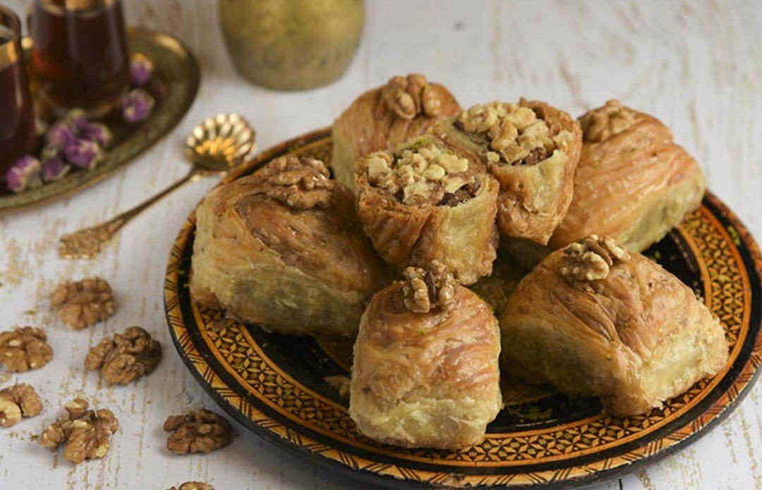 قطعة شعيبيات بالجوز